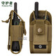 
Guardian waist bag men's mobile phone bag multi-functional small bag Molle tactical intercom accessories bag secondary bag small hanging bag wolf brown