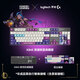 罗技（Logitech）K845机械键盘游戏电竞有线键盘电脑办公键盘个性定制键帽版送男生女友礼物 K845英雄联盟金克丝限定版 茶轴