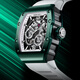 
Bugatti (BONEST GATTI) German Phantom Speed ​​Mechanical Watch Fully Automatic Hollow Men's Watch Valentine's Day Gift for Boyfriend Mechanical Yellow Panoramic Back BG9903-A3
