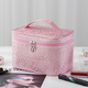 Cosmetic bag super popular portable cute female travel carry-on simple toiletry storage bag pink