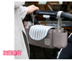 
CLCEY mother and baby brand baby carriage hanging bag storage bag newborn supplies storage bag baby carriage hanging bag blue black stripes