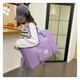 Der häufigste multifunktionale Reisetasche, eine wasserdichte Gepäckbeutel mit großer Kapazität, Wäscheverpackung für Frauen, geboren, süße Taro-lila, großer Größe