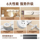 Zhengtai (CHNT) Oberflächenmontierte ultradünne Streckenbuchse, abnehmbare Wandhöhle, Wand-/Kabelbrett, Multifunktionsanleitung, Aurora Grey, Track 0,5 m*1+Adapter*4, Ultra-dünn