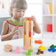 Fu Child Tetris Puzzle-Puzzle-Bausteine ​​für Jungen und Mädchen entwickeln Kinder in der frühen Bildung intelligenz Spielzeug Geburtstagsgeschenke Hirnerziehung [74 Fragen Training]
