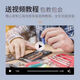 Jingfang [Pure Original] Suitable for Samsung Note20 Ultra Screen Assembly Note20 LCD Note10+Touch Galaxy Note10 Display Note9 8 Mobile Phone Screen Note20 Ultra Screen [Frame White] Can be handwritten with face password
