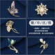 Marco Bizzarri high-end brand brooch, brooch, high-end female corsage set, luxury jewelry, waist-slimming anti-exposure women's pin, ghostwriting greeting card, place an order, contact customer service for remarks