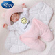 Disney (Disney) baby blanket newborn autumn thickened blanket newborn baby anti-jump swaddle 0-3-6 months supplies blanket lambswool white 9M (3-6) months