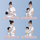 
Disney (DISNEY) strap baby holding artifact horizontal front hugging newborn baby going out simple and light front and rear multi-functional Candy Green* cloth style