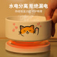 风宠猫咪恒温饮水机饮水器酸奶机水碗加热猫喝水喂食喂水神器猫碗冬天 【850ml】纯黑陶瓷碗+多档温度可