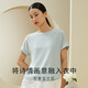 
Jinsan Tower Foundation Base Clothes Jurchen Silk Chinese Print Top Small Shirt YSFDA701 Light Misty Blue 5350 M