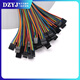 Dupont line 2.54mm terminal line spacing female to female male to female male to male single row color connecting wire 24awg 24AWG male to male 4p10cm