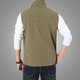 JP多口袋马甲男士休闲立领背心马夹速干9908 军绿色 M(适合110斤-125斤)