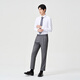 JD.com gemachtes Shirt Herren weißes Hemd Herbst Feste Farbe langärmelige Hemdjacke Herren-Langarm-Hemd weiß 41
