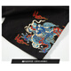 Denon Supreme kurzärmelige T-Shirt für Männer und Frauen Modemarke Sommer chinesischer Stil Phoenix Sticked Loose Kurzärmer T-Shirt T691 Black XL Code (Empfohlen 135-155jin [Jin ist 0,5 kg]))