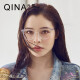 Qina (Qina) Qina Qina New Style Zhao Lusi Той же оптическая линза панель Myopia Glasses Frame QJ5035QJ5070 рамка + анти-синий свет 1,56 штуки (пожалуйста, спросите обслуживание клиентов для получения подробной информации о степени адаптации, оставьте цвет цвета сообщения)