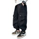 
MCDV boys' pants Spring and Autumn 2024 new spring clothes big children's sports pants children's black work pants handsome spring trend 15052 brown color [Spring and Autumn style - fried street work pants] 130cm (130cm)