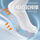 IQGD-Einlegesohlen für Männer Sports Soft Cloud Technology Schockabsorbier und atmungsaktives Scheiß-Schritt-Basketball-Militärtraining 8037 41-42
