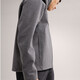 ARC'TERYX Men's Jacket SAWYER WOOL 24 New Outdoor Wool Warm and Breathable Casual Fleece Jacket Men's Hoodie Gray Cloud XS
