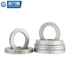 Guwanji 304 stainless steel double stack self-locking anti-loosening washer DIN25201 bite-type wedge-shaped toothed anti-slip locking washer M8 Dacromet (10 pieces) 65 manganese