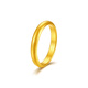 Mengjinyuan Gold Ring Ancient Method Pure Gold Loach Back Ring Couple Ring Men and Women Same Style Ring No. 10 - Approximately 4.08g (face width 0.3cm)