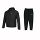 Nike (NIKE) Reflective Logo Print Woven Hooded Jacket Comfortable Mid-waist Trousers Casual Sports Suit Men's Black Black S