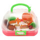 Timini Pet Restoration House Little Eichhörnchen Hühnerspielzeug Haus Simulation kleines Tier Kinderspielzeug Mädchen Geburtstagsgeschenk Grundversion kann Kaninchen -Waschen Eichhörnchen anrufen und ein Eichhörnchen (Brown) erheben.