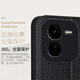 豪丫vivo iQoo Z9手机壳翻盖Z9X镜头精孔全包Turbo+前搭5G磁吸扣iQooZ9Turbo软硅胶套防摔保护仿真牛皮 iQooZ9X 【荔枝皮纹(黑)】