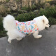 宠物大狗衣服中大型犬透气防掉毛防晒网纱萨摩金毛夏季薄款背心裙 粉色樱桃(不退不换) 110码(胸围9756-70斤左右)