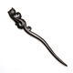 Handmade ebony hairpin, sandalwood hairpin, ebony classical Hanfu hairpin, little fox