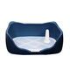 Cute Du Xing Pet Dog Toilet Flush Pet Dog Supplies Small Dog Urinary Pot Bathroom Large Blue