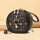 Blackkiss Bag Женская сумка для кросс кубика Сумка маленькая круглая сумка для торта маленькая сумка сумочка сумка для плеча женская повседневная сумка высокого класса подарка на день рождения подарки бежевой цепной сумки (высокая версия)