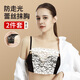 Miao Yijia anti-exposure breast cover artifact thin bra cover anti-exposure wrapped chest anti-exposure lace tube top one piece strapless anti-exposure lace tube top 2 pieces black + white