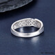 Jibaolou PT950 platinum men's ring platinum imitation diamond live men's ring customized New Year's Day gift 6.76