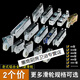 Clcey Portes en alliage en aluminium 868 Aluminium et fenêtres 80 roues en acier Baule à billes de fenêtre coulissante Piste de porte coulissante 898 Pulleys [4 [4 Prix] JX1098 Double roues à largeur