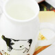 Bethes creative ceramic water cup milk cup breakfast cup simple mug cereal cup household cow pattern cup