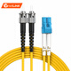 Netlink Telecom Fiberom Fiber Optic Fiber Cable Optic Cause Tail Fiber Optical Module Transceptor Communication Fiber 9/125M ST-LC MODE CORE DUAL 3 metros Uno