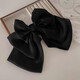 Zhuo Keke French style black satin oversized bow ribbon hairpin women's back head grabber hairpin hairpin hairpin hairpin hairpin hairpin black