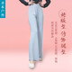 现代舞舞蹈练功裤子云朵裤万年裤古典中国舞阔腿裤宽松形体女SN3879 浅灰色 M