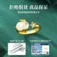 Yangchuang Fashion Chinese Gold Hetian Jade Rabbit Silver Ring Female Birth Year Birthday Gift for Girlfriend Wife Fashion Jewelry [Hetian Jade] Fulu Jade Rabbit Ring