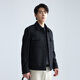 Lilang Fashion Fashion Men's Clothing [Textura Jacquard] Abrigo de lana de lana de lana de lana de lana de lana.