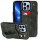 MOTO -Aufgabe für Apple 15/16 Mobiltelefonhülle iPhone14pro Max Schutzhülle Wallet Card Armband Stand Business MEN Apple 16plus Personalisierte kreative Back Case [Classic Black] iPhone15