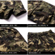 Los fanáticos militares suministran tácticas al aire libre Fuerzas especiales especiales para hombres tendencias de verano marca de la marca delgada ropa de trabajo de camuflaje de camuflaje múltiples pantalones de bolsillo de algodón puro ropa táctica táctica 716 camuflaje gris (estilo delgado y elástico) 5xl