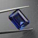 Spread edge rectangular tanzanite sapphire loose stone deep tanzanite ring ring pink fused royal blue noble men and women rectangular (7*9mm)
