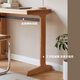 Genji Muyu solid wood desk computer table sofa side table bedroom makeup table home wall small narrow table 0.85 meters