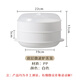 Baijie double-layer microwave steamer can add water steaming box microwave heating special utensil container steamer