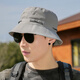 Ainoden sun hat men's sun hat summer fishing hat fishing outdoor men's face-covering straw hat fisherman hat basin hat solid color light gray M (56-58cm)