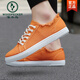 
Woodpecker canvas shoes for men in summer breathable 2024 new versatile casual white shoes for men low top student board shoes trendy shoes 6636 gray and white 40