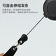 Kafus anti-flip telescopic buckle ABS certificate card cover easy to pull buckle working certificate badge clip can stretch buckle badge rope easy to pull match hospital doctor nurse badge clip custom 9913 anti-flip white telescopic buckle + smiling face 1