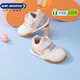 Dr. Jiang (Drkong) Spring and Automne Chaussures de bébé confortables pour hommes et femmes, chaussures saines confortables respirantes, chaussures de devant domestiques polyvalentes, abricot / violet 20, la longueur du pied est d'environ 11,4-11.9