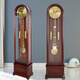 
Yunhao European style villa luxury vertical clock living room Chinese retro seat clock solid wood mechanical clock retro floor pendulum clock 9922